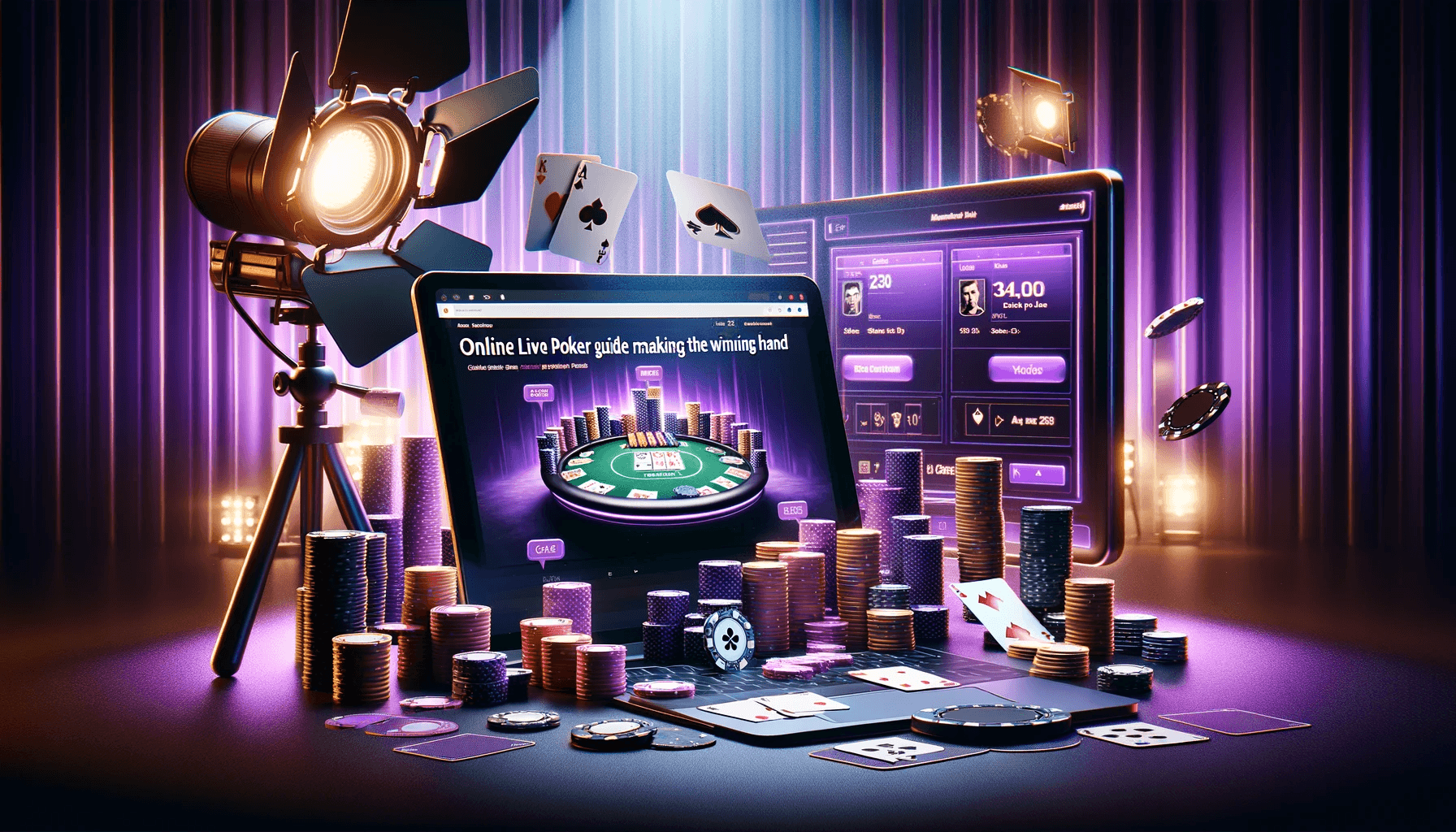 Guide de poker en direct en ligne pour obtenir la main gagnante image