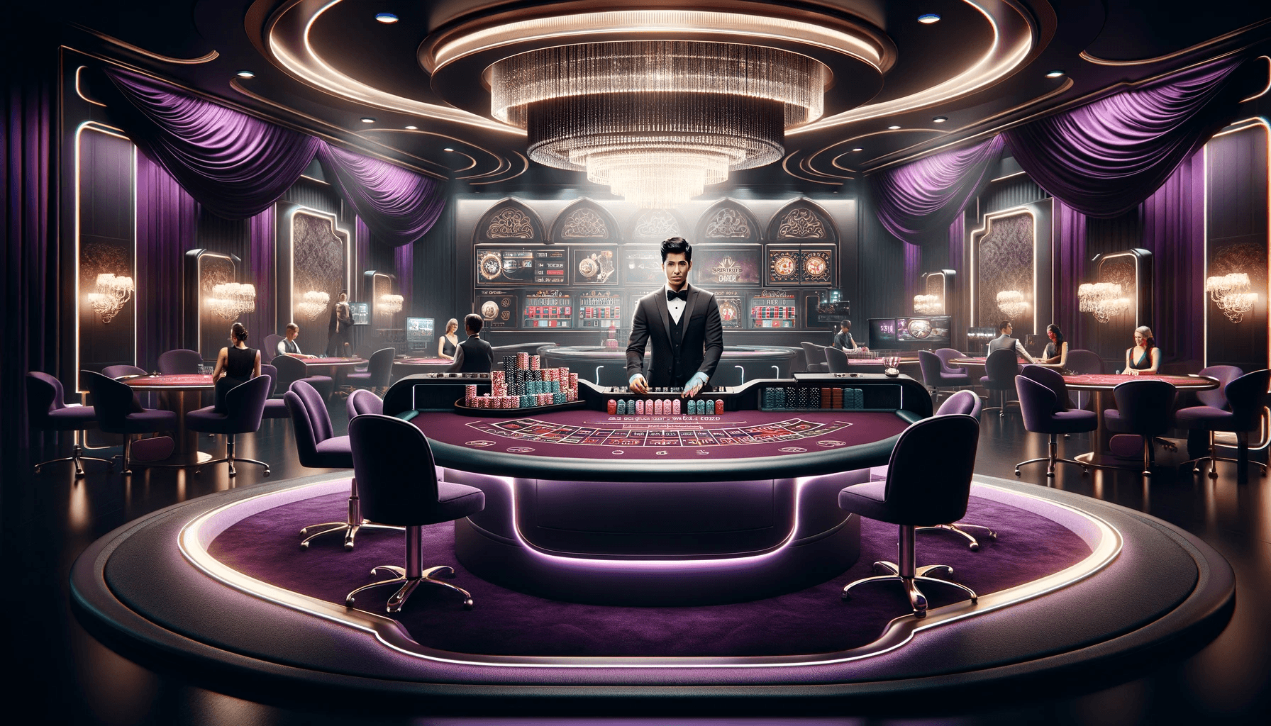 Que sont les studios de casino privés avec croupier en direct image